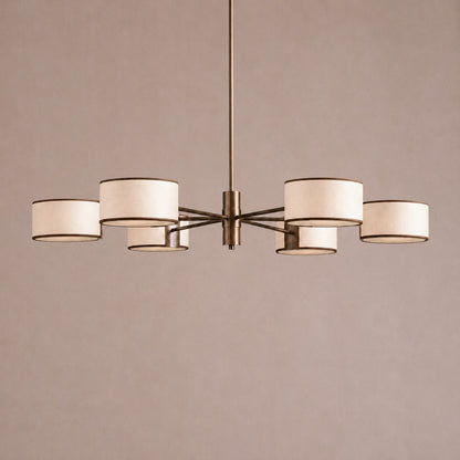 Daphne Fabric Round Chandelier