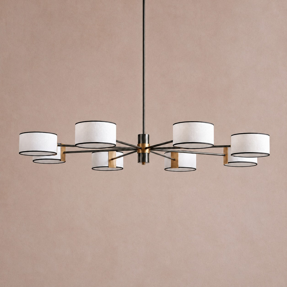 Daphne Fabric Round Chandelier