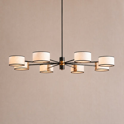 Daphne Fabric Round Chandelier