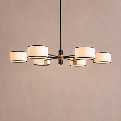 Daphne Fabric Round Chandelier