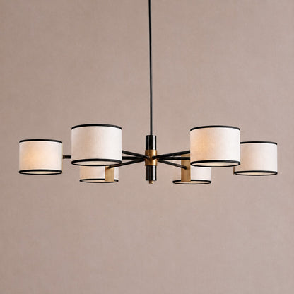 Daphne Fabric Round Chandelier