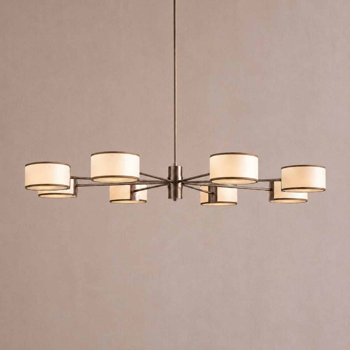 Daphne Fabric Round Chandelier