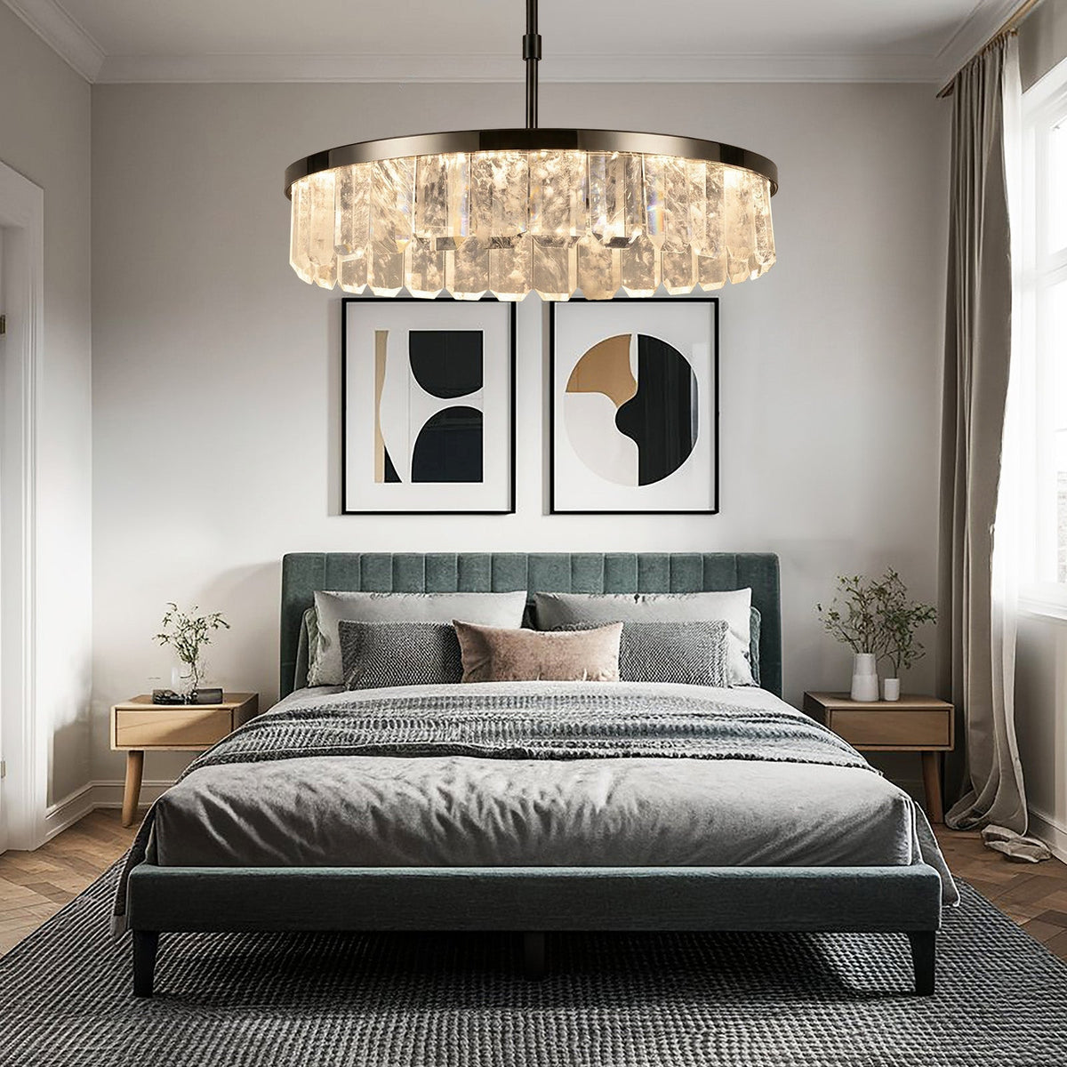 Fenis Linear Crystal Chandelier