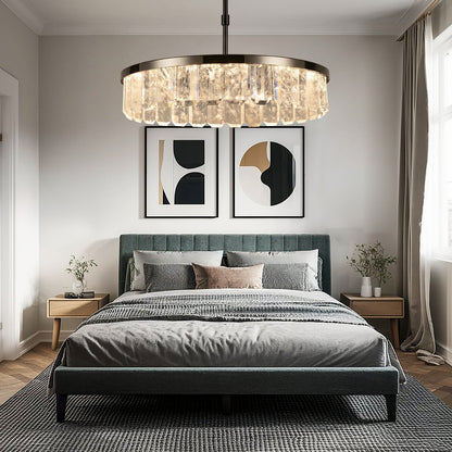 Fenis Linear Crystal Chandelier