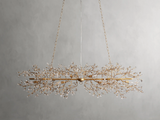 Fiore Crystal Flowers Creative Linear Chandelier 43", 51", 68"