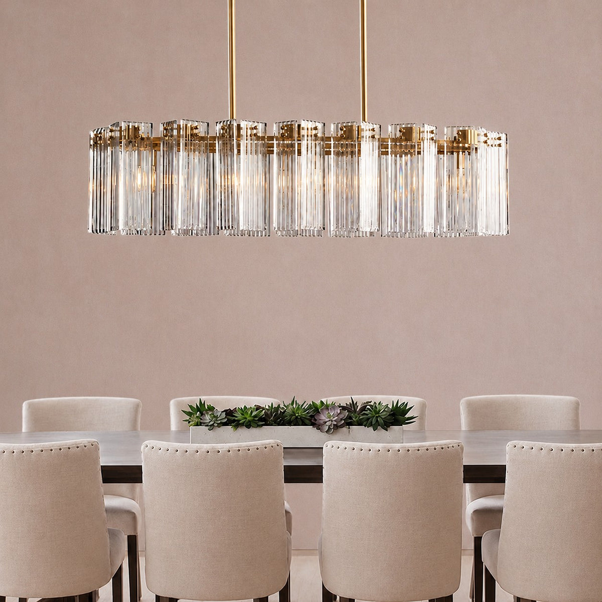 Delsie Oval Chandelier
