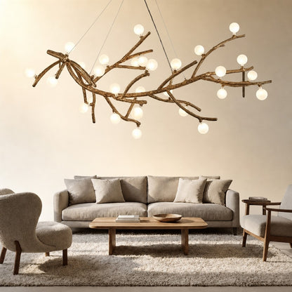 Demolion Glass Glove Branch Chandelier