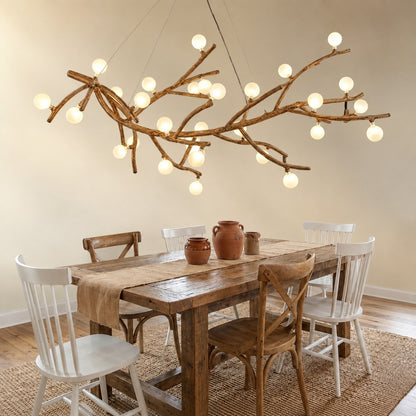 Demolion Glass Glove Branch Chandelier