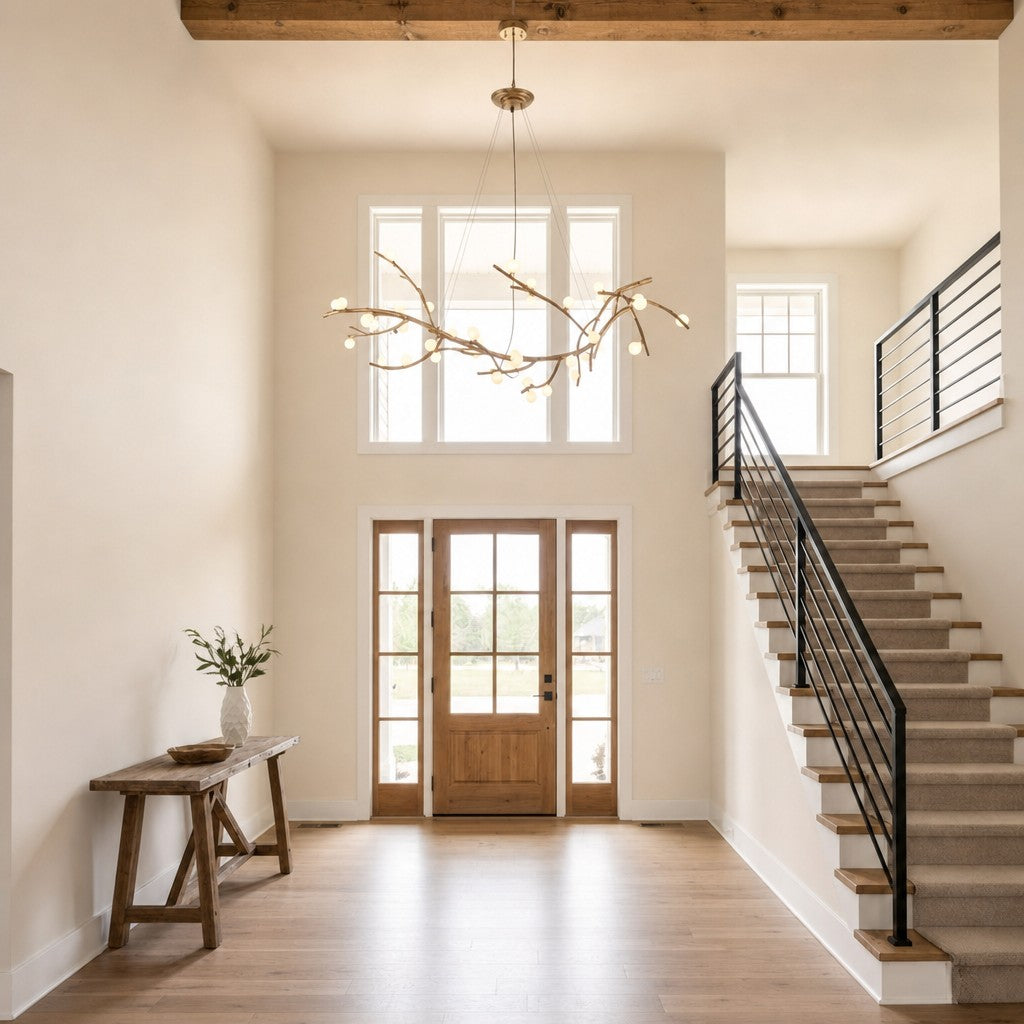 Demolion Glass Glove Branch Chandelier