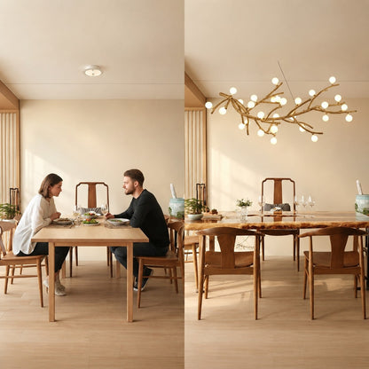 Demolion Glass Glove Branch Chandelier