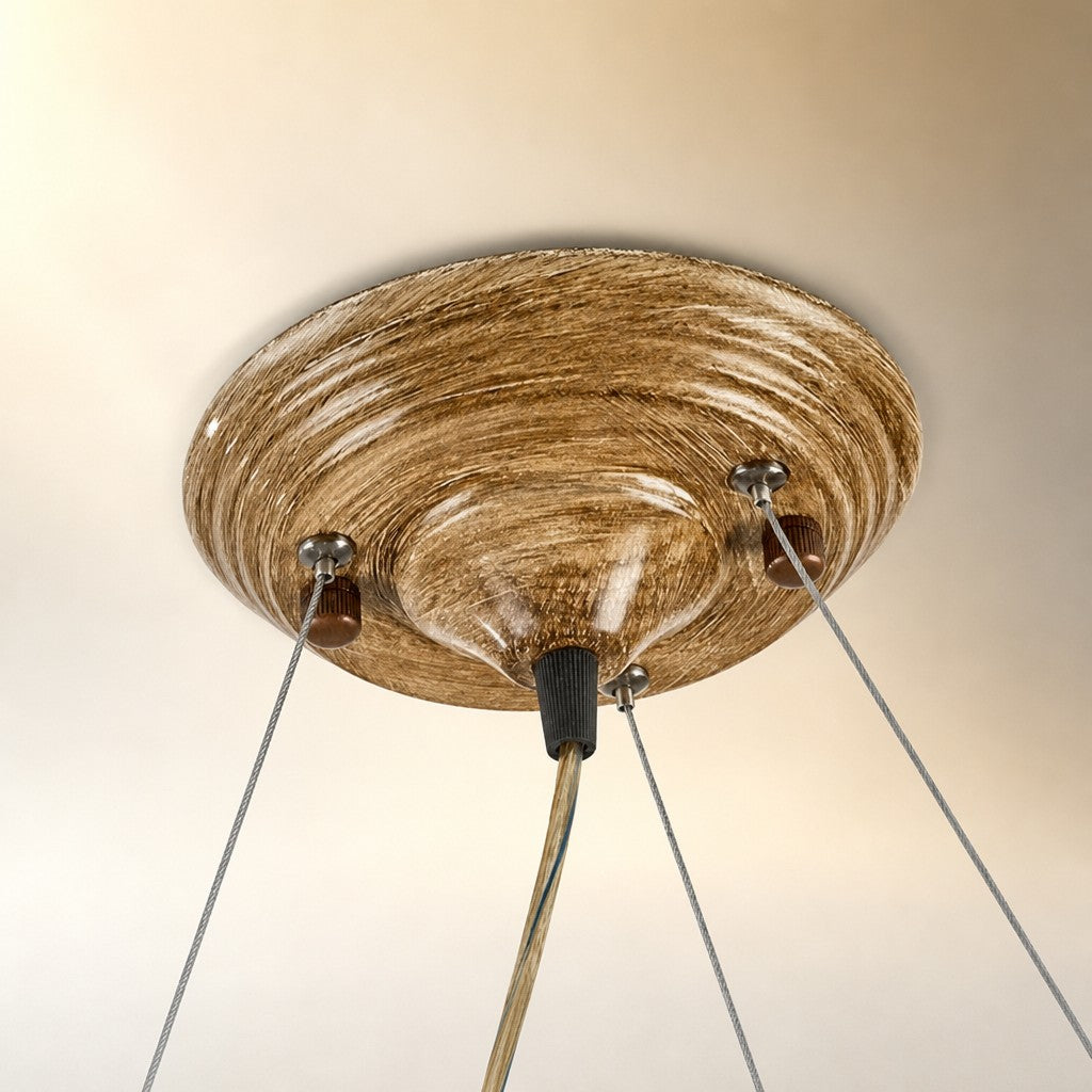 Demolion Glass Glove Branch Chandelier