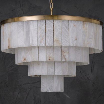 Loria Modern Alabaster Dining Room Light