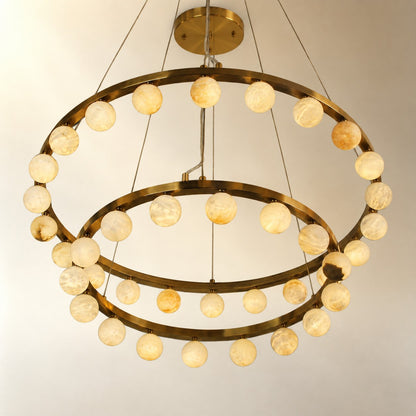 Dovior Modern Round Ring Chandelier