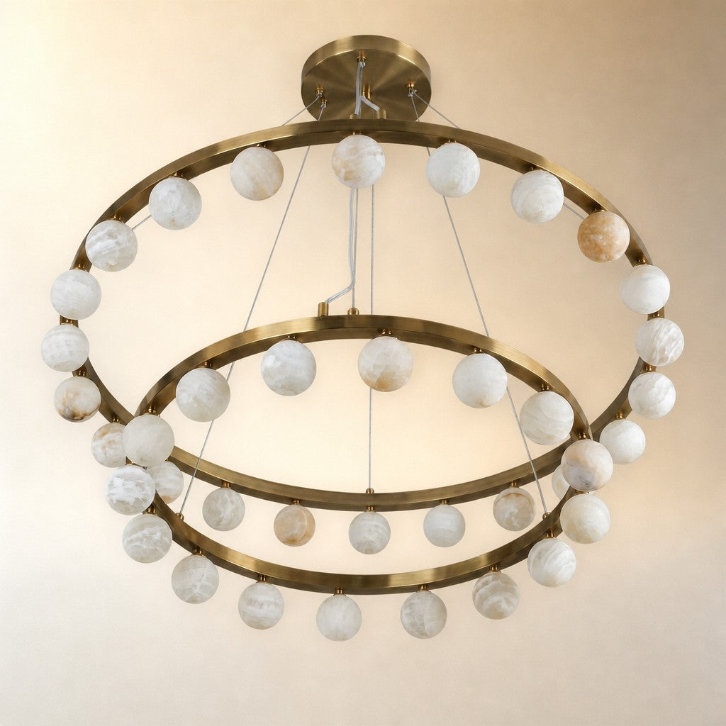 Dovior Modern Round Ring Chandelier
