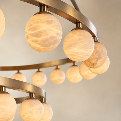 Dovior Modern Round Ring Chandelier