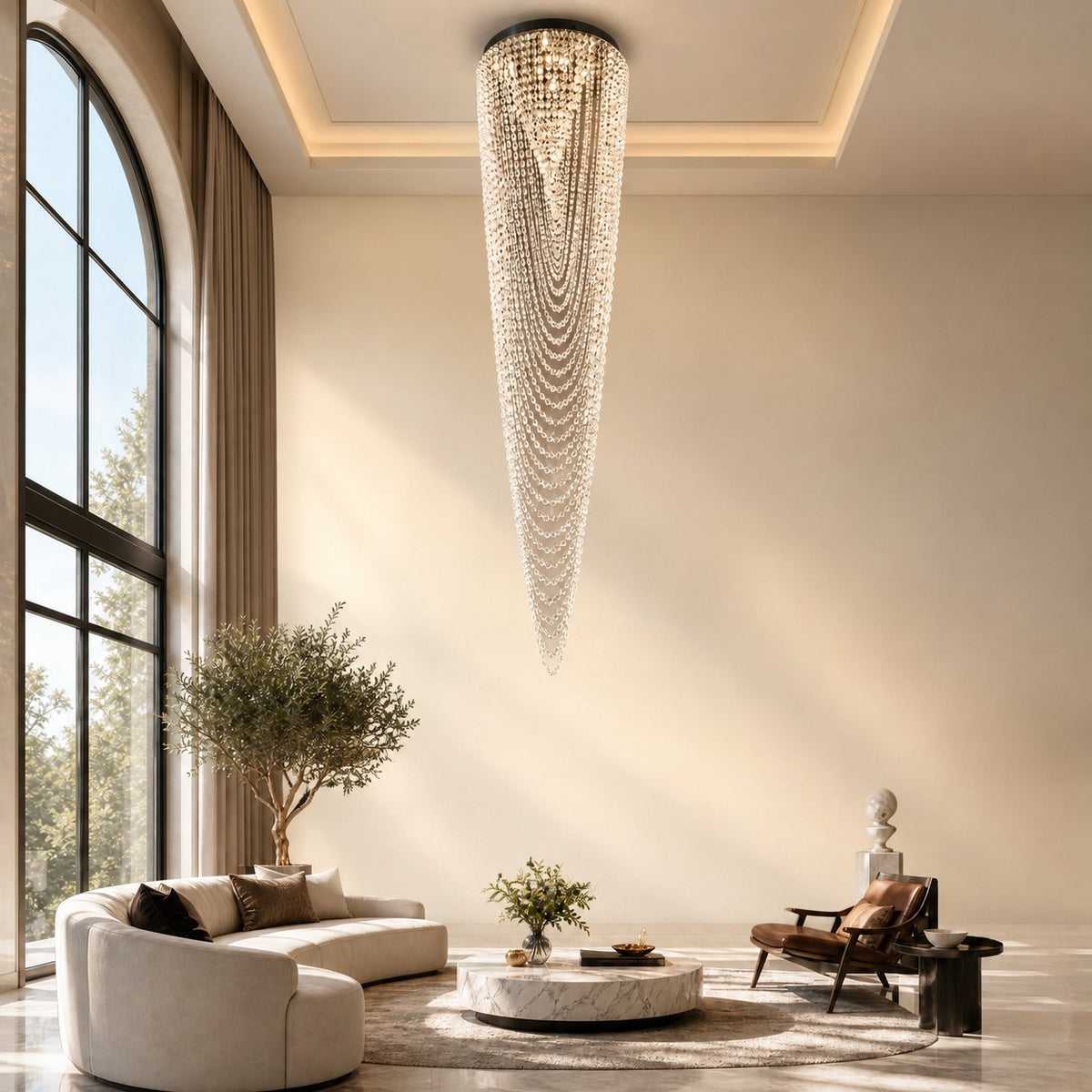 Dream Veil Modern Sculptural Pendant Light