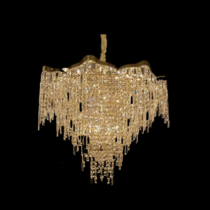 Crystal Tassel Chandelier Set For Living Room/Dining Room/Bedroom