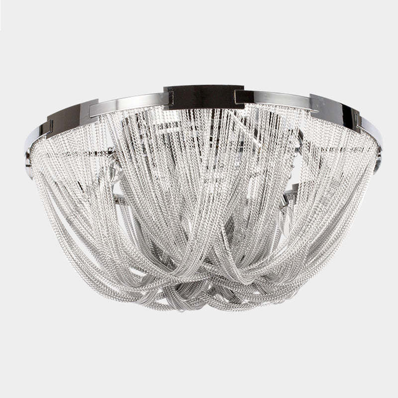 Denise Glenn Aluminum Chain Tassel Ceiling Light