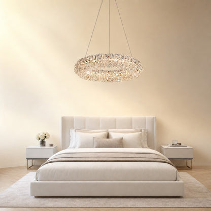 Elmior Crystal Pendant Chandelier