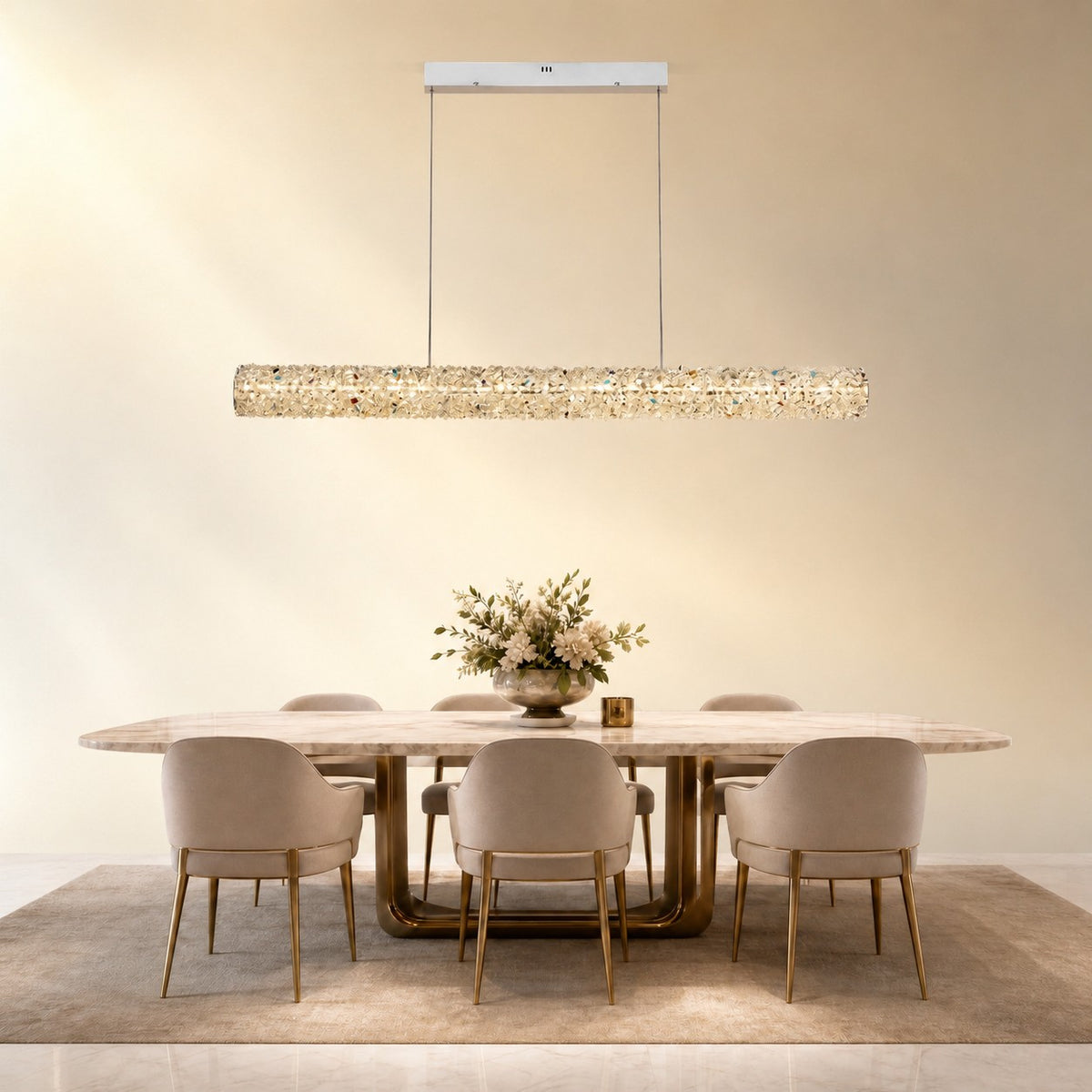 Elmior Crystal Pendant Chandelier