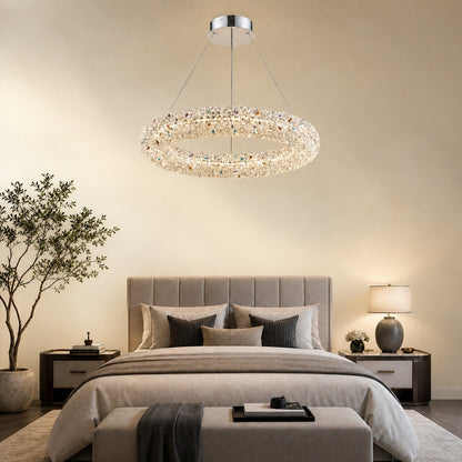 Elmior Crystal Pendant Chandelier