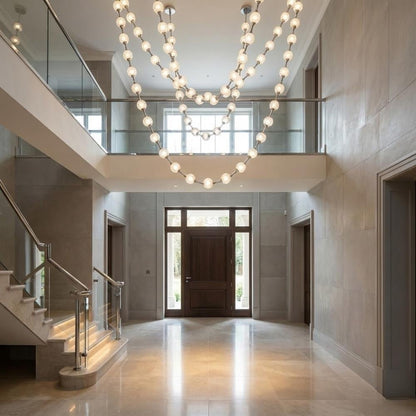 Esle Modern Pearl Necklace Chandelier