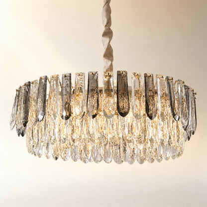 Eterea Crystal Halo Chandelier
