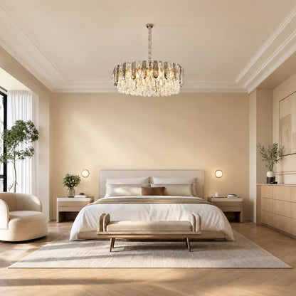 Eterea Crystal Halo Chandelier