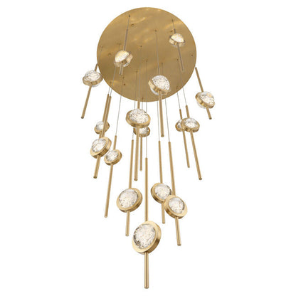 Velveton Seeded Glass Chandelier