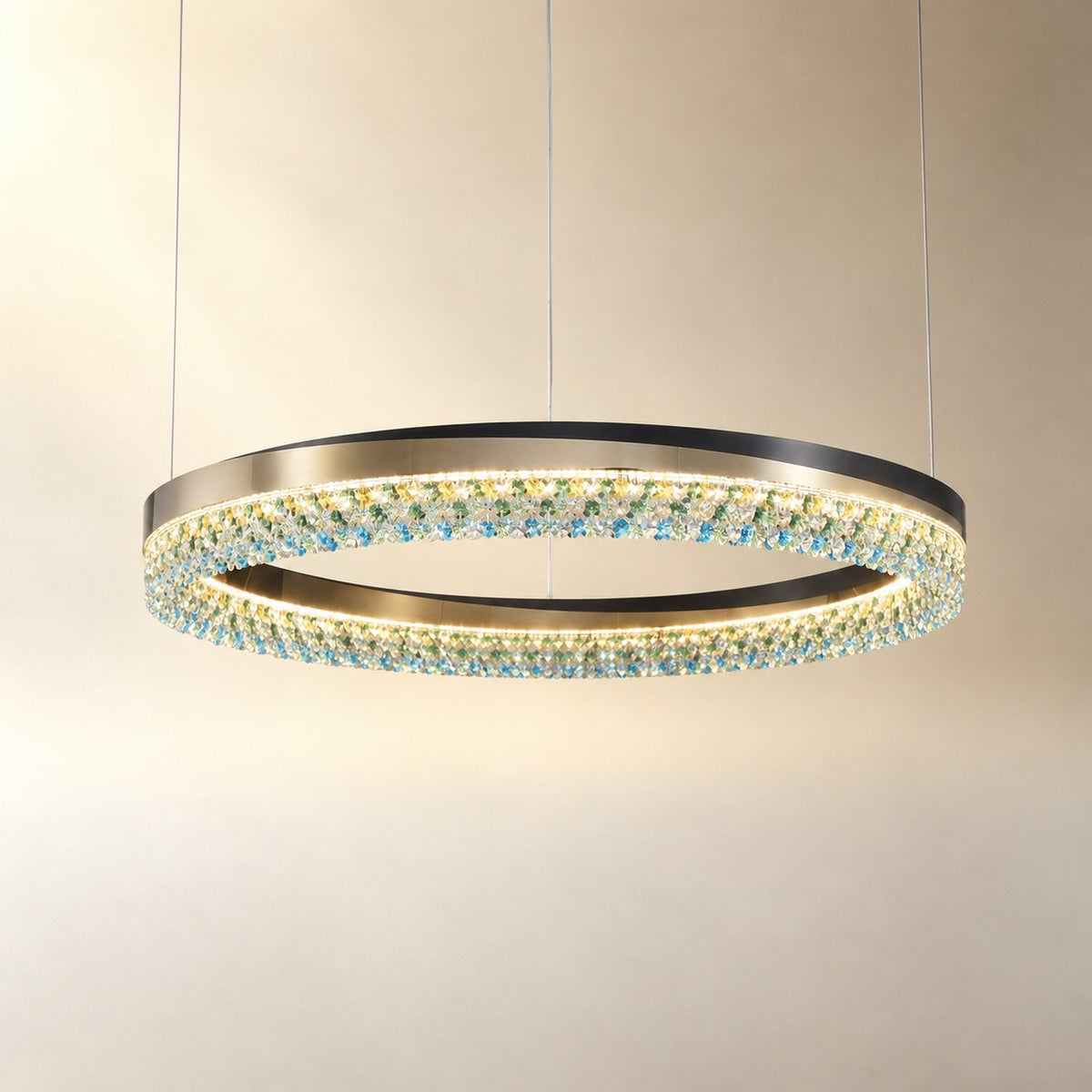Eveor Ring Crystal Chandelier