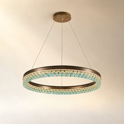 Eveor Ring Crystal Chandelier