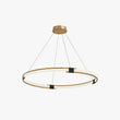 Gold Round Ring Chandelier