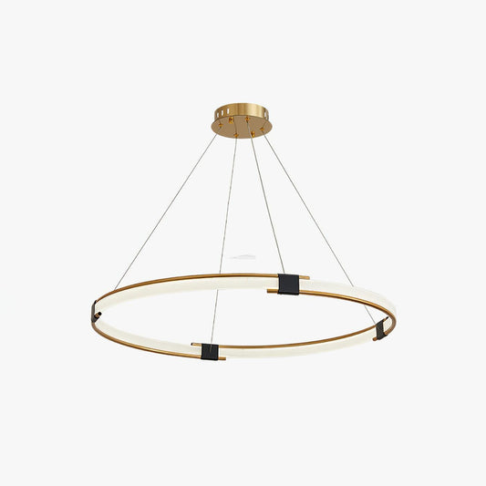 Gold Round Ring Chandelier