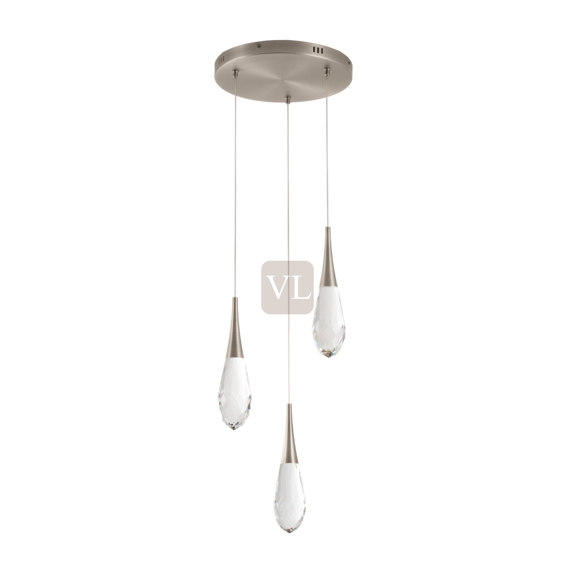 Crystal Drop LED Pendant Light