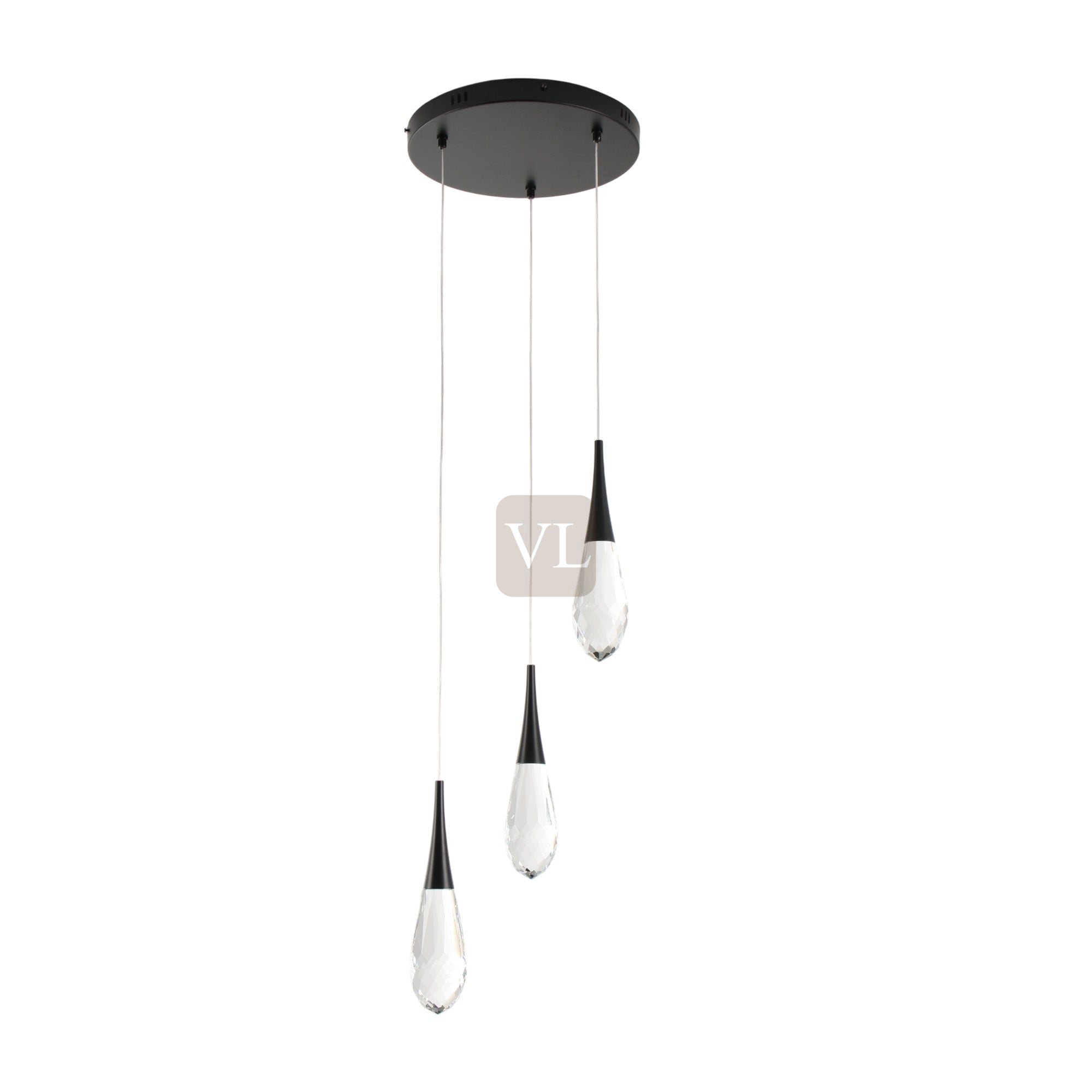 Crystal Drop LED Pendant Light