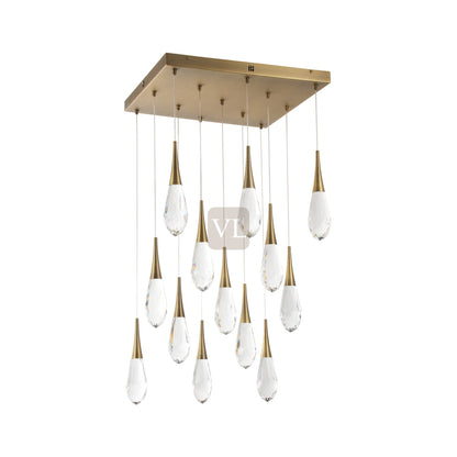 Crystal Drop LED Pendant Light