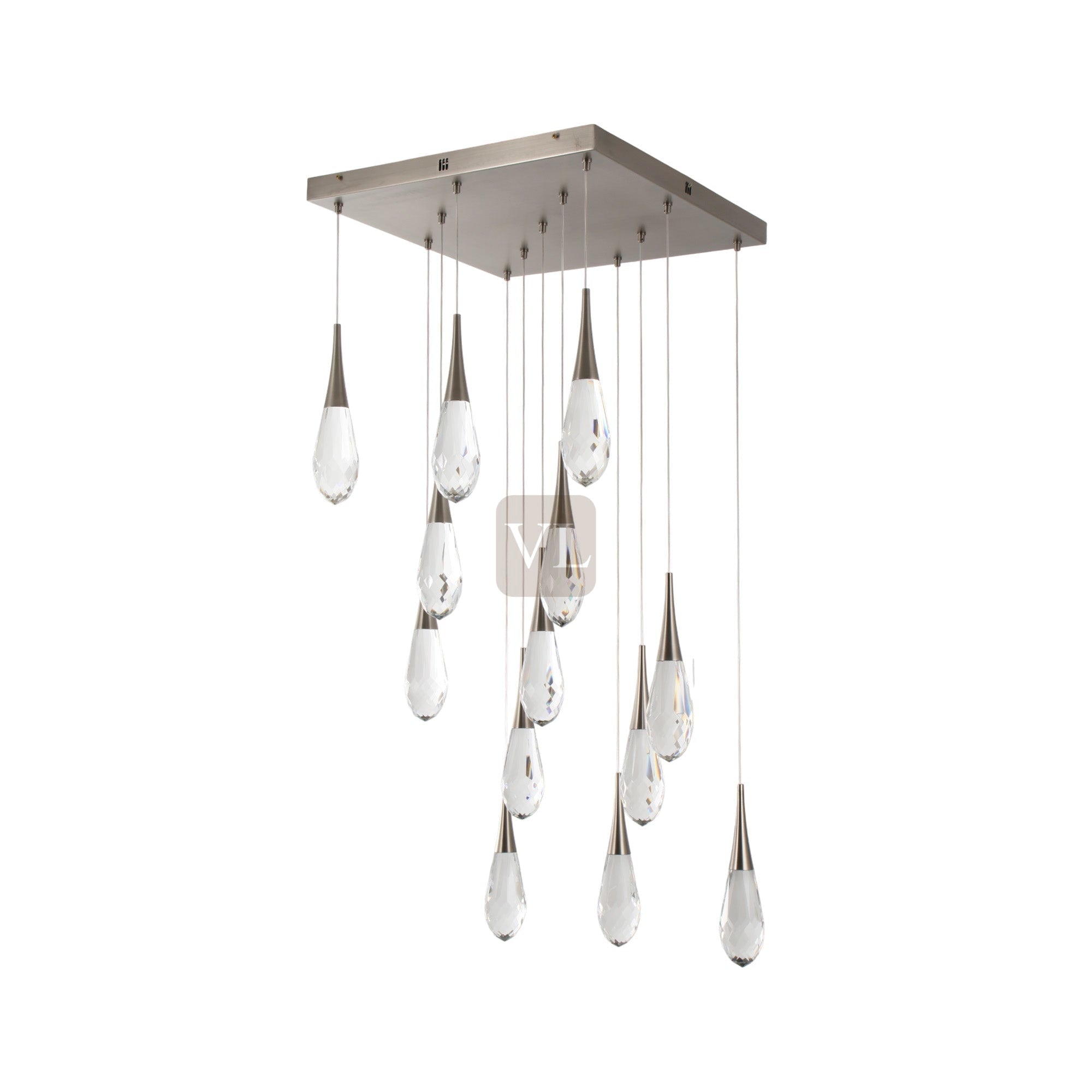 Crystal Drop LED Pendant Light