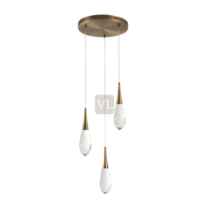 Crystal Drop LED Pendant Light