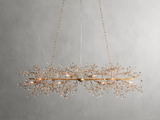 Fiore Crystal Flowers Creative Linear Chandelier 43", 51", 68"