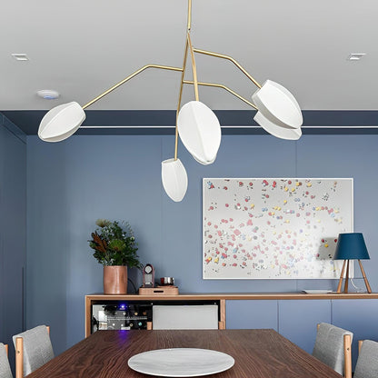 Fabric Petal Chandelier
