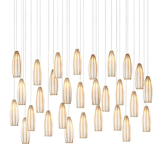 Parysh 30-Light Linear Multi-Drop Linear Chandelier