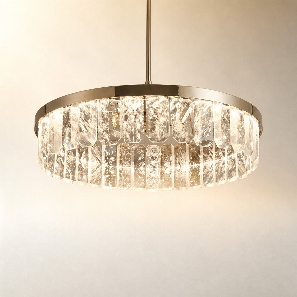 Fenrin Round Crystal Chandelier