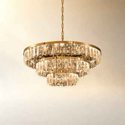 Fenrin Round Crystal Chandelier