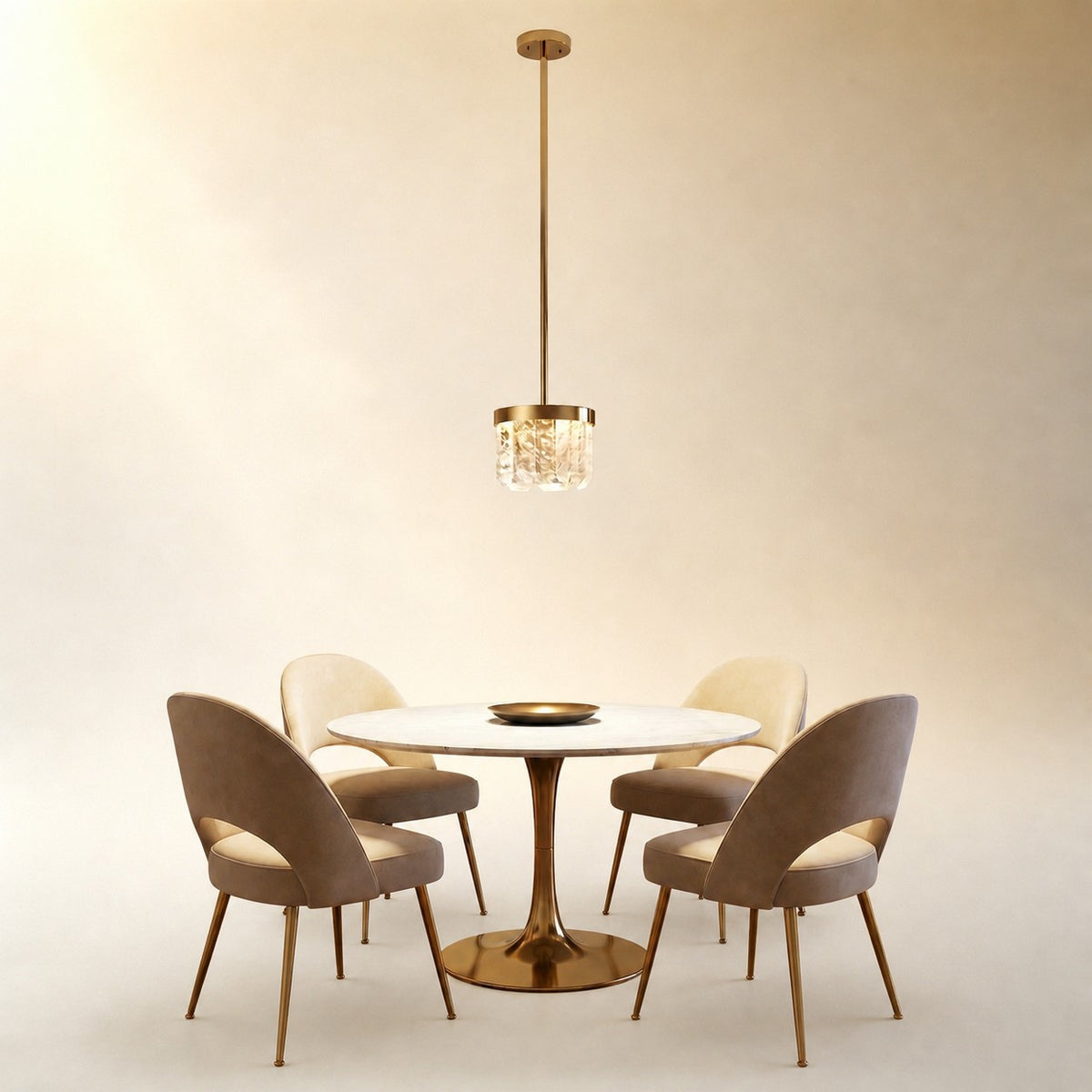 Fenrin Round Crystal Chandelier