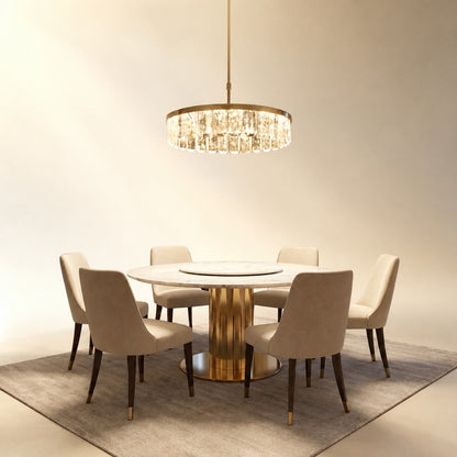 Fenrin Round Crystal Chandelier