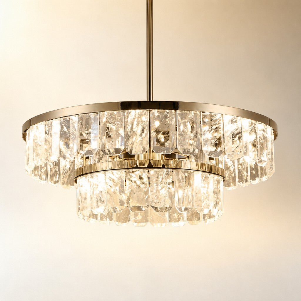 Fenrin Round Crystal Chandelier