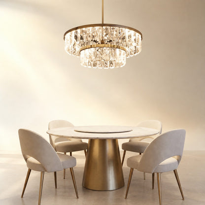 Fenrin Round Crystal Chandelier
