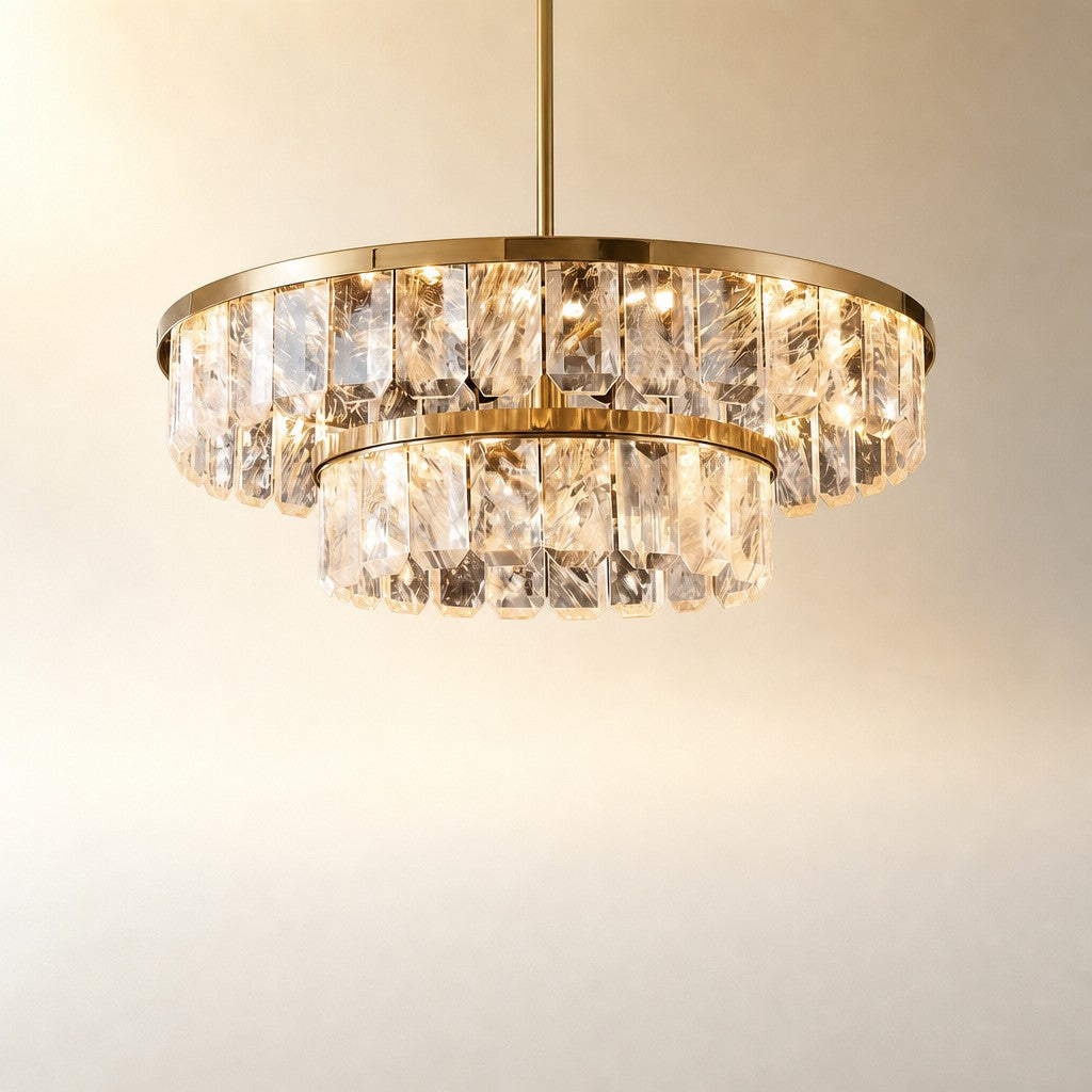 Fenrin Round Crystal Chandelier