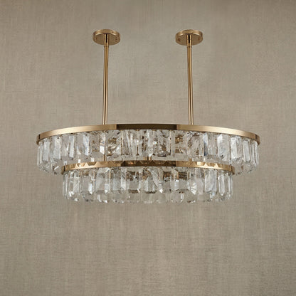 Fenis Linear Crystal Chandelier