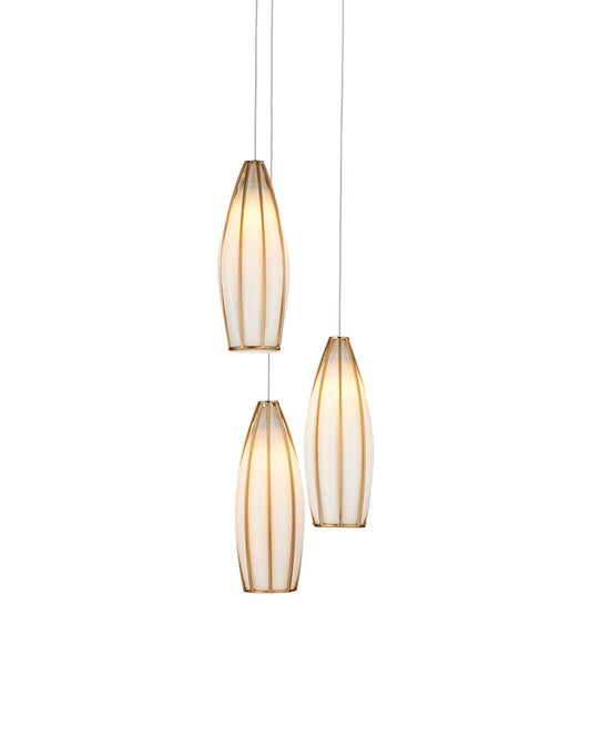 Parysh 3-Light Round Multi-Drop Pendant